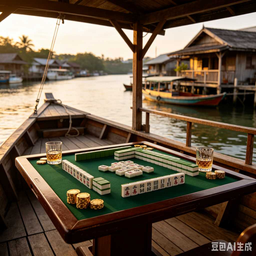 small portable mahjong set